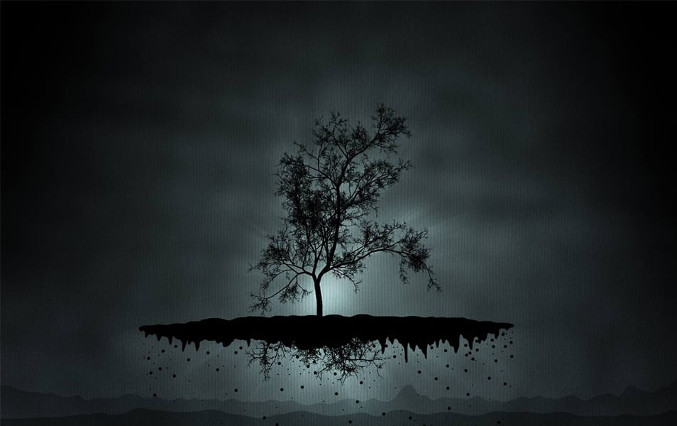 50+ Collection of Excellent Dark Wallpapers 30 A Flying Tree