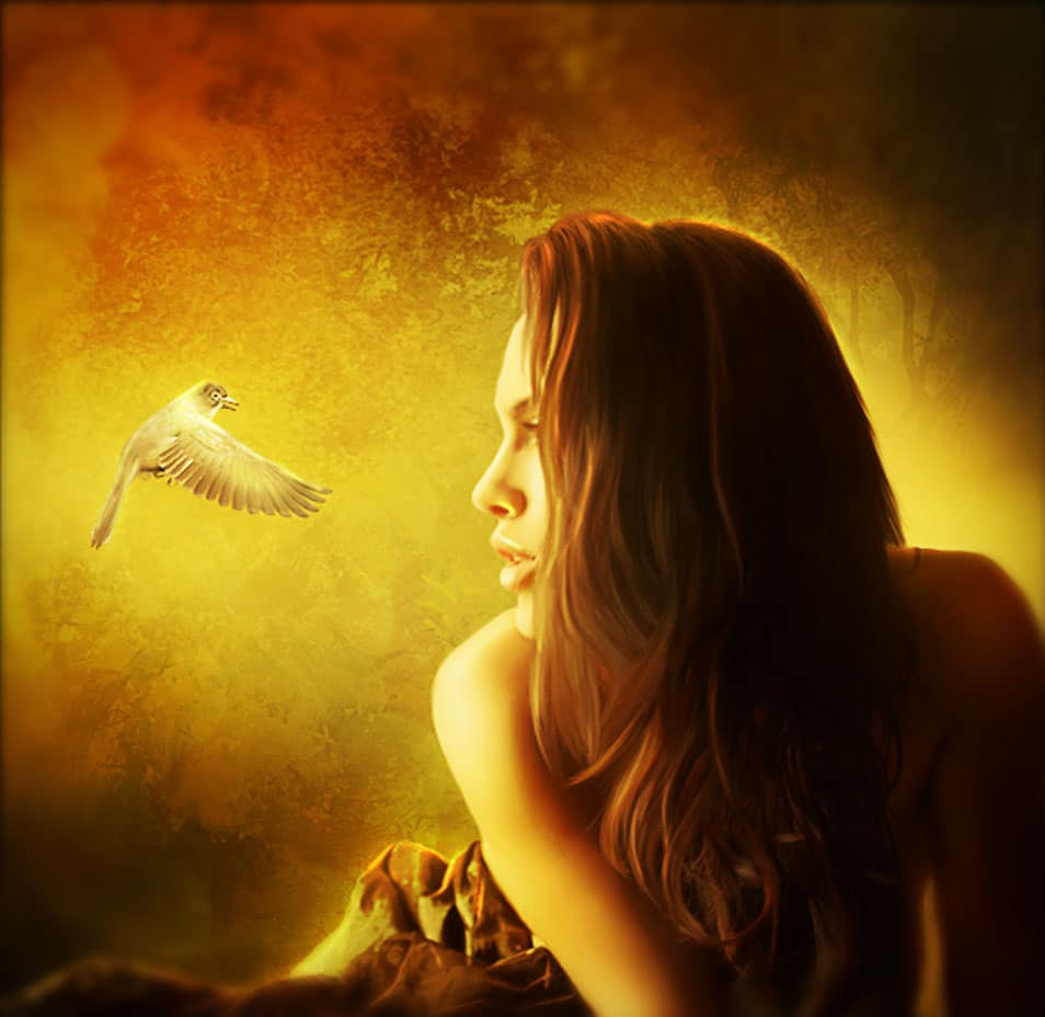 Photo Manipulation Photoshop Tutorials For Designers 6 Create an Portrait Artwork with Autumn Colors