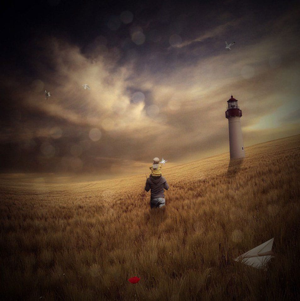 Photo Manipulation Photoshop Tutorials For Designers 7 How to Create a Mystical Father and Son Scene in Photoshop