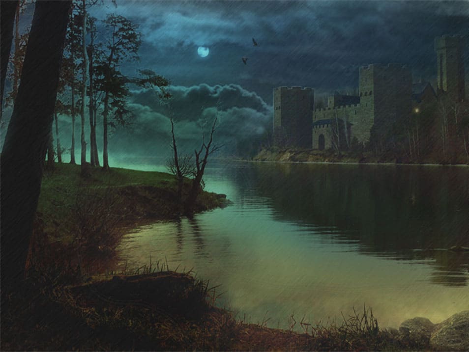 Photo Manipulation Photoshop Tutorials For Designers 8 How to Create a Rainy Lake Scene in Photoshop