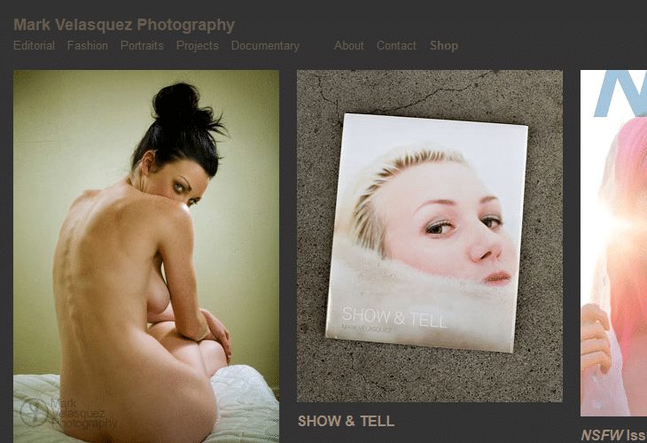 Attractive Inspirational Photography Portfolio Websites 16 Mark Velasquez