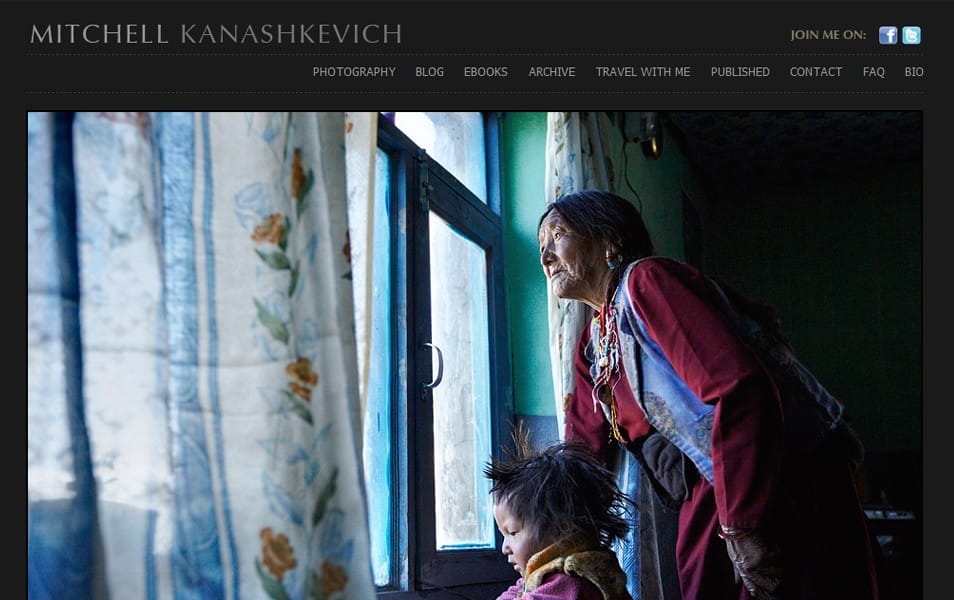 Attractive Inspirational Photography Portfolio Websites 2 Mitchell Kanashkevich