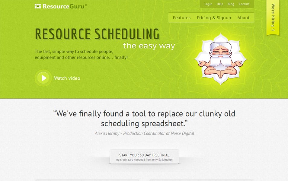 Resource Guru App