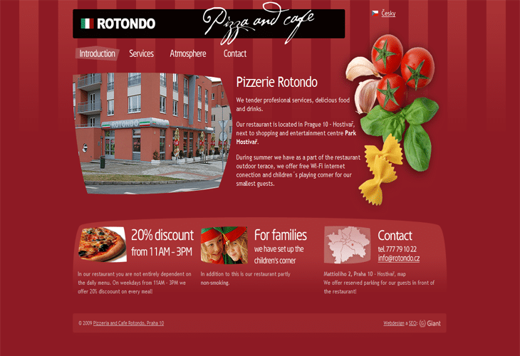 Rotondo Monochromatic Website Designs