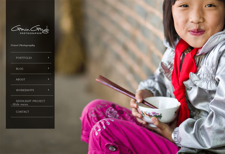 Attractive Inspirational Photography Portfolio Websites 7 gavingough