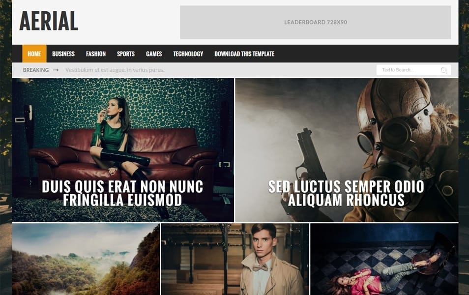 150+ Free Responsive Magazine Style Blogger Templates 2025 100 Aerial Responsive Blogger Template