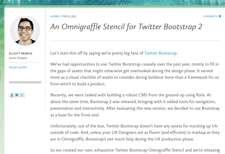 Awesome Resources for Twitter Bootstrap Tools 11 An Omnigraffle Stencil for Twitter Bootstrap