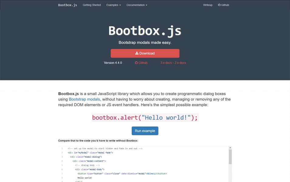 Awesome Resources for Twitter Bootstrap Tools 7 Bootbox.js