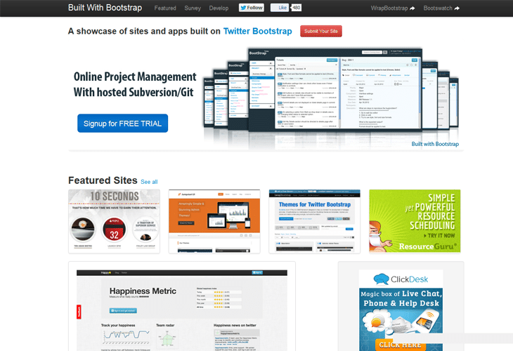 Awesome Resources for Twitter Bootstrap Tools 20 Built With Bootstrap