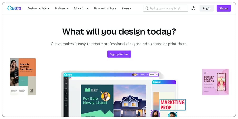 30 Inspirational Software and Application Websites 2 Canva