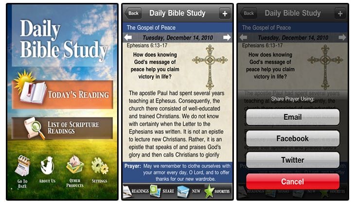 Best 50 Free Book Apps for iPad, iPhone and iPod of 2012 32 Daily Bible Study