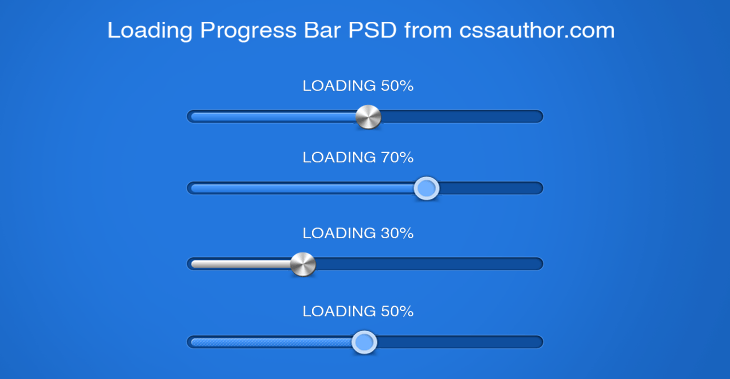 Download Free Progress and Loading Bars PSD - cssauthor.com Download Free Progress and Loading Bars PSD - cssauthor.com