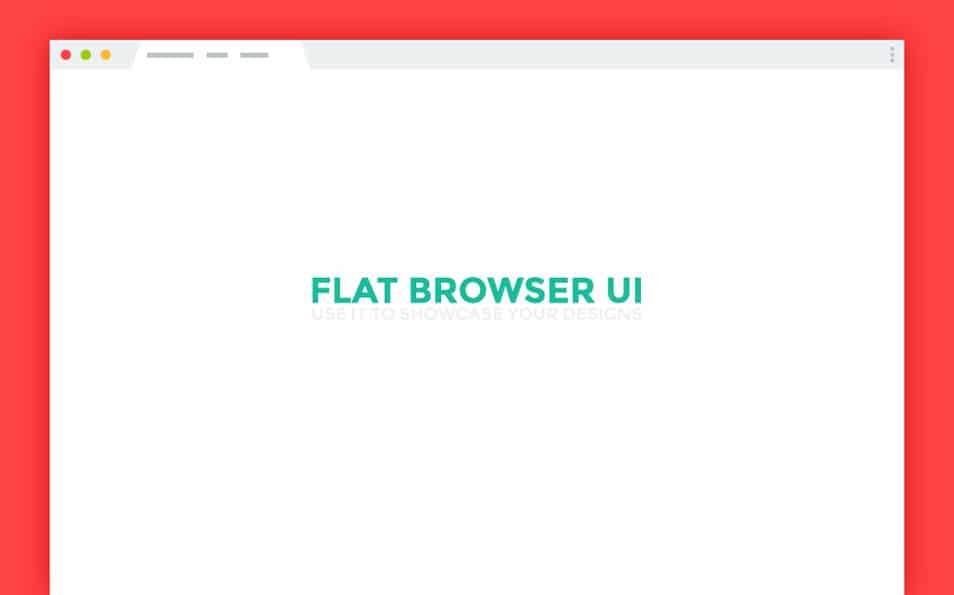 Flat Browser UI