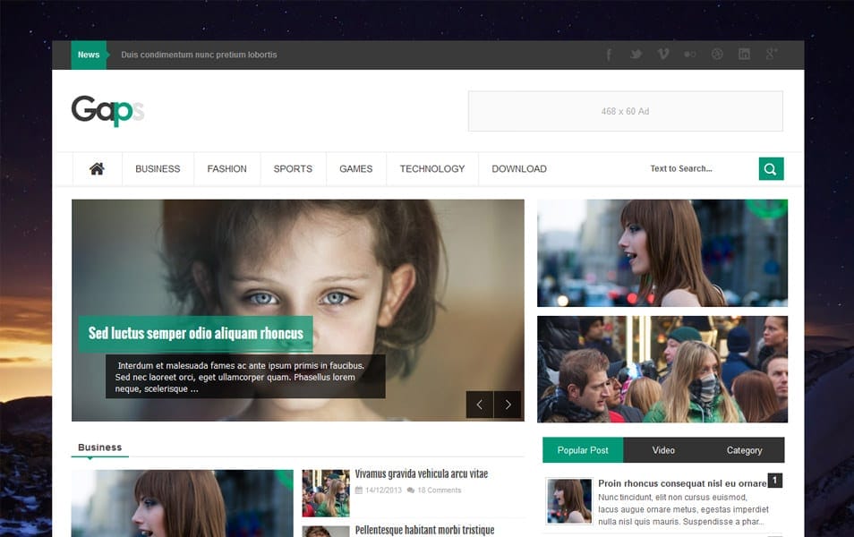 150+ Free Responsive Magazine Style Blogger Templates 2025 153 Gaps Responsive Blogger Template