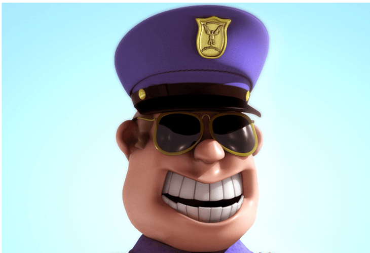 50 Awesome 3D Cartoon Characters for Inspiration 11 Garcia Officer - cssauthor.com