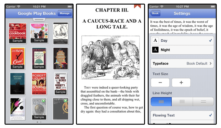 Best 50 Free Book Apps for iPad, iPhone and iPod of 2012 4 Google Play Books