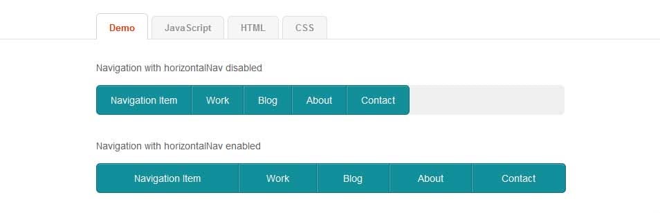 30 Excellent jQuery Plugins for Navigation and Menus 8 HorizontalNav