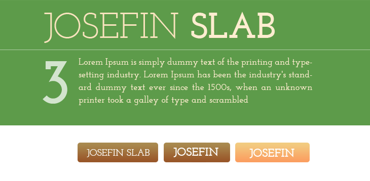 Josefin Slab