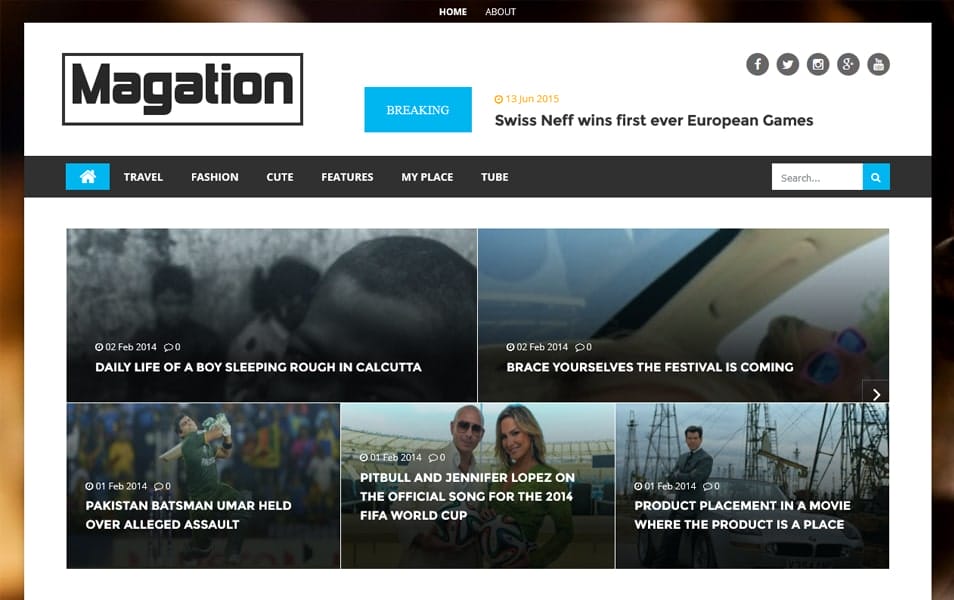 150+ Free Responsive Magazine Style Blogger Templates 2025 107 Magation Responsive Magazine Blogger Template