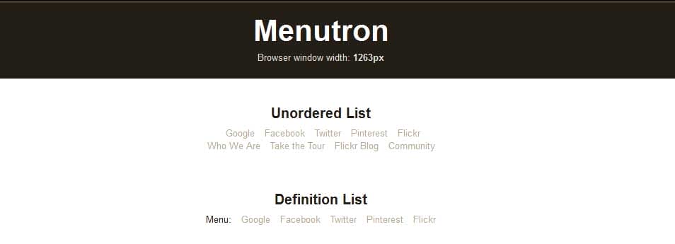 Menutron