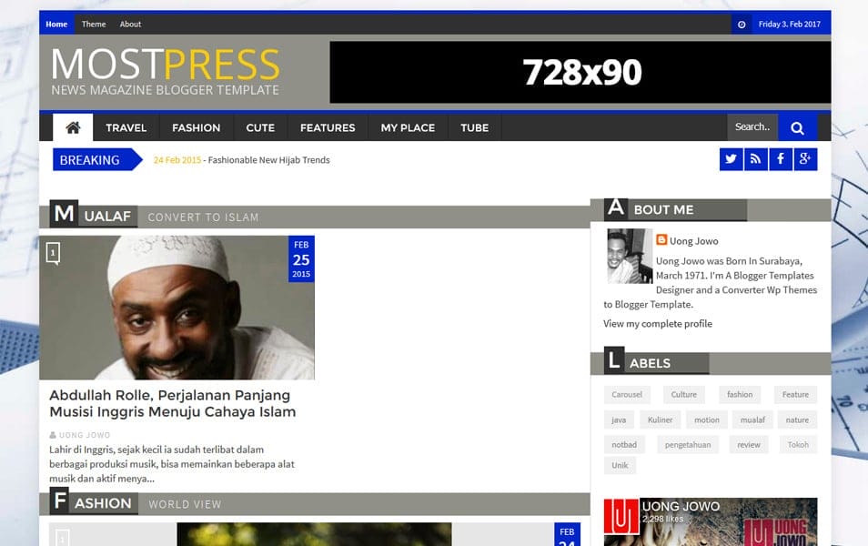 150+ Free Responsive Magazine Style Blogger Templates 2025 109 Most Press Responsive News Magazine Blogger Template