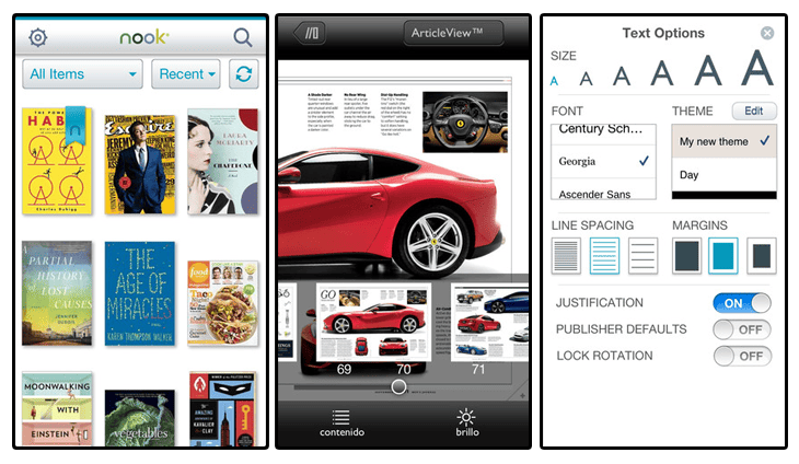 Best 50 Free Book Apps for iPad, iPhone and iPod of 2012 3 NOOK