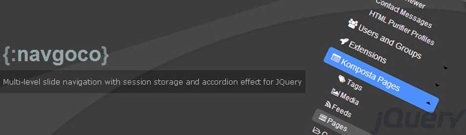 30 Excellent jQuery Plugins for Navigation and Menus 7 Navgoco