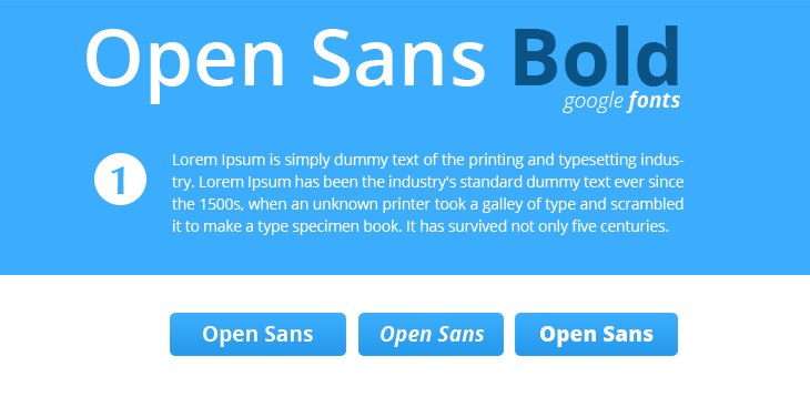Open Sans Open Sans