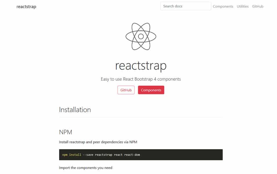 Reactstrap