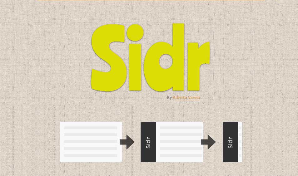 30 Excellent jQuery Plugins for Navigation and Menus 1 Sidr 1