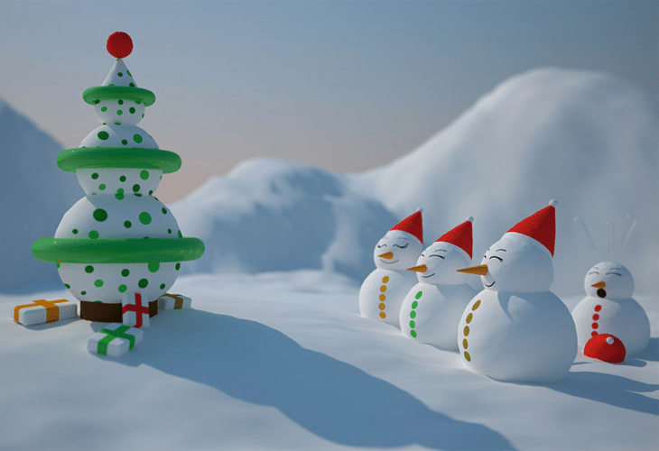 25 Best Unique and Inspirational Christmas Trees 14 Snowman Christmas