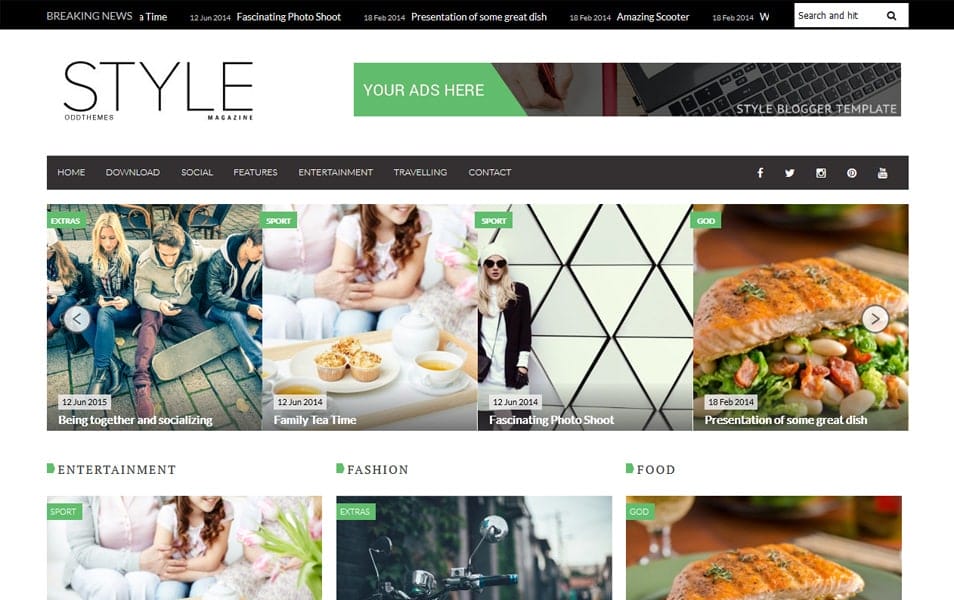 150+ Free Responsive Magazine Style Blogger Templates 2025 105 Style Magazine Blogger Template