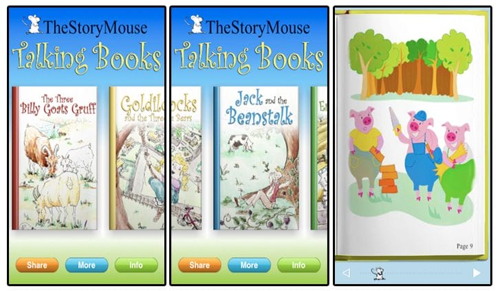 Best 50 Free Book Apps for iPad, iPhone and iPod of 2012 31 The Story Mouse Talking Books