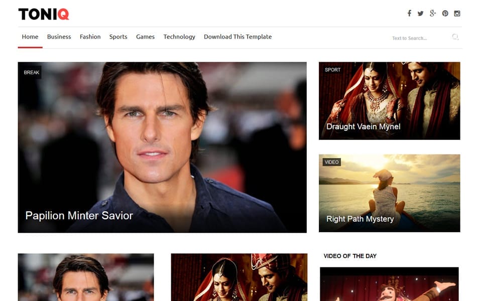 150+ Free Responsive Magazine Style Blogger Templates 2025 114 Toniq Responsive Blogger Template