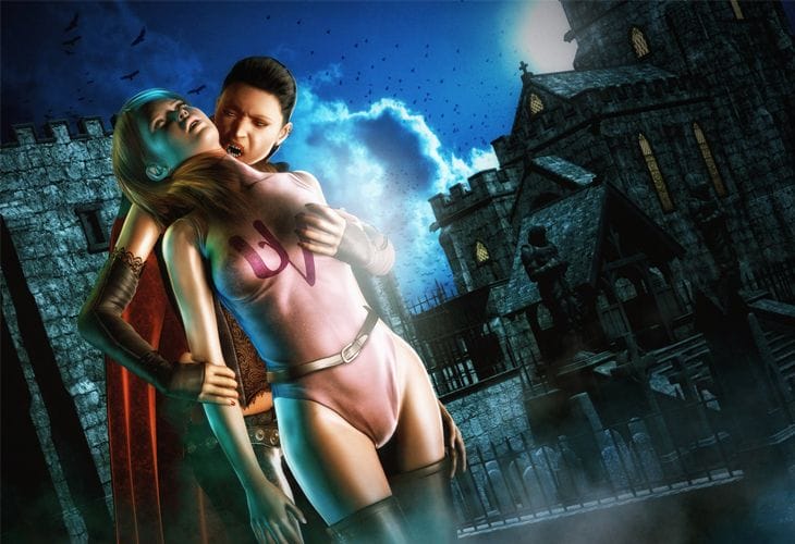 50 Awesome 3D Cartoon Characters for Inspiration 7 ULTRAVIOLET VS VAMPIRE