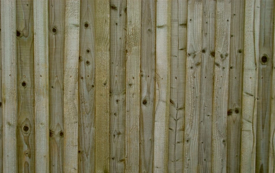 Wood fence panels