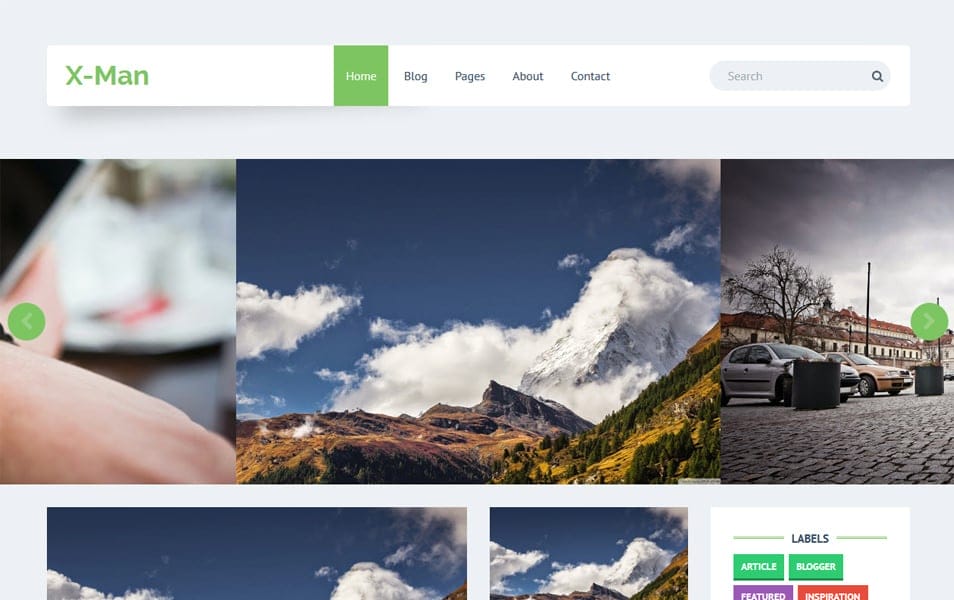 150+ Free Responsive Magazine Style Blogger Templates 2025 106 X man Responsive Blogger Template