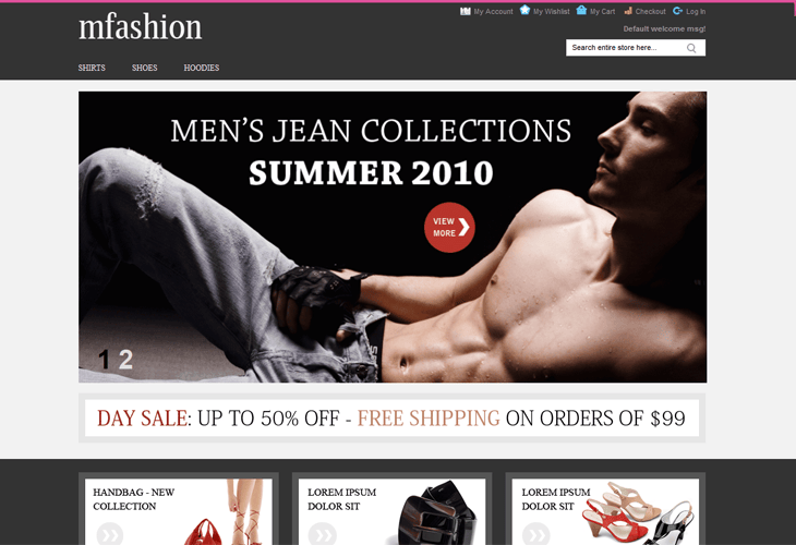 mFashion Responsive Magento Theme - cssauthor.com