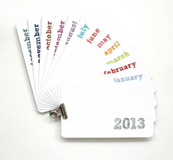 20 Awesome 2013 Calendar Designs 16 2013 Calendar - Pocket Calendar
