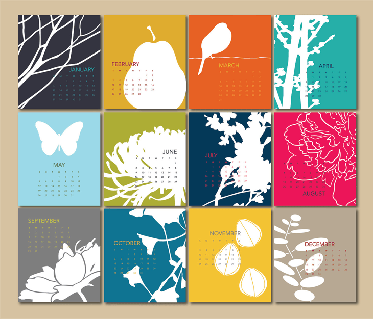 20 Awesome 2013 Calendar Designs 42 2013 Calendar
