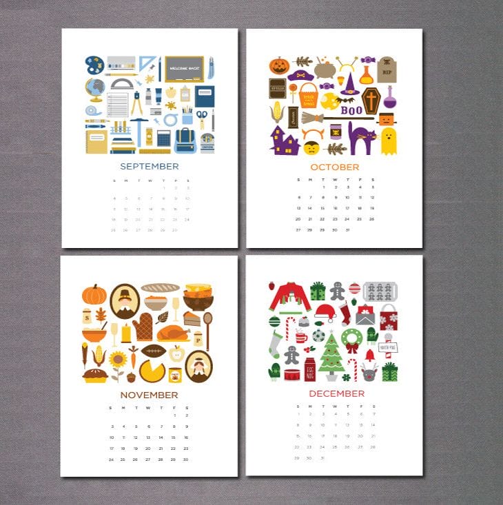 20 Awesome 2013 Calendar Designs 48 2013 Calendar