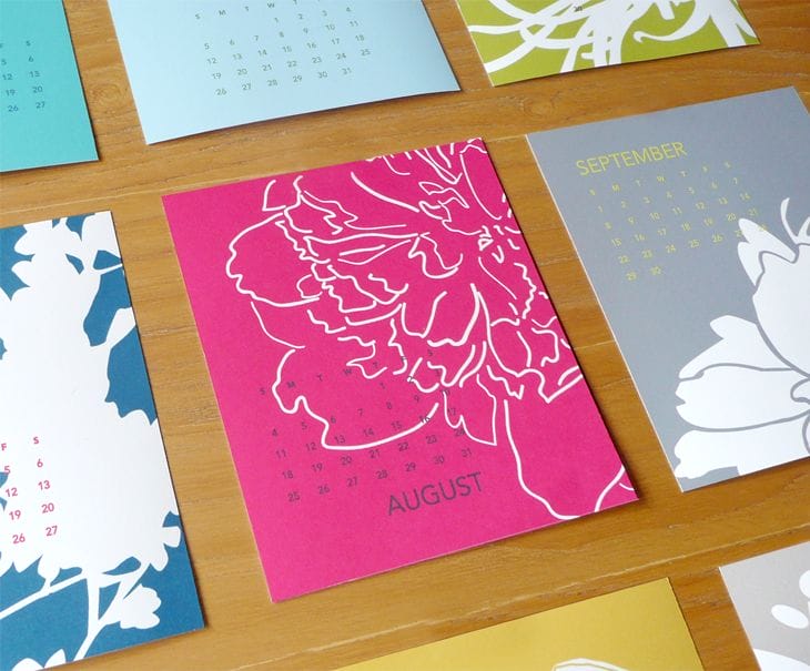 20 Awesome 2013 Calendar Designs 44 2013 Calendar