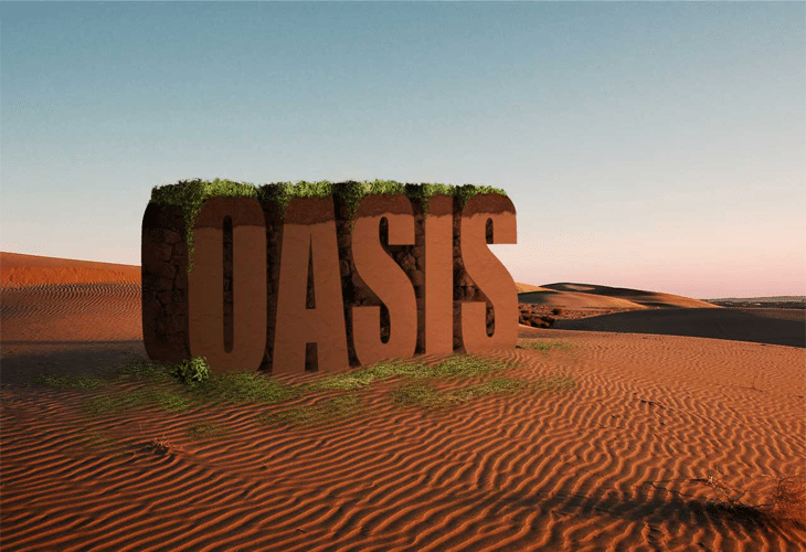 3D Text Scene