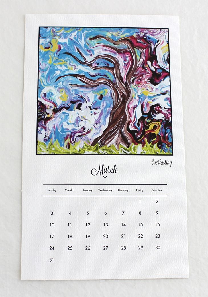 20 Awesome 2013 Calendar Designs 8 Art Calendar - 2013