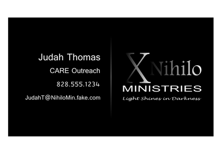 Black and White Business Card Black-and-White-Business-Card