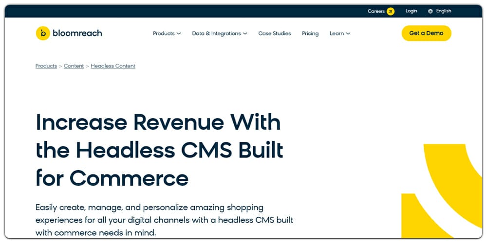 Bloomreach Headless CMS