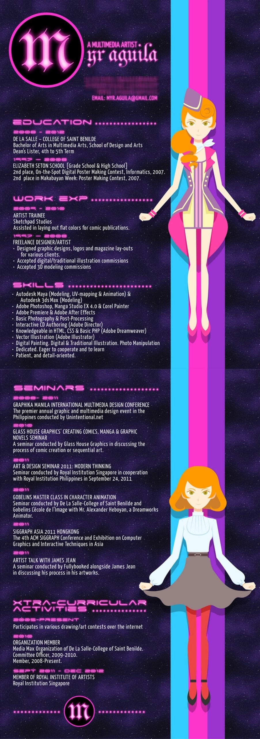 50 Creative CV/Resume Design Inspiration 19 Creative Resume 2012