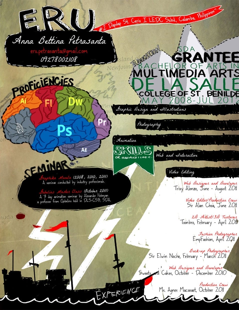 50 Creative CV/Resume Design Inspiration 41 Creative Resume