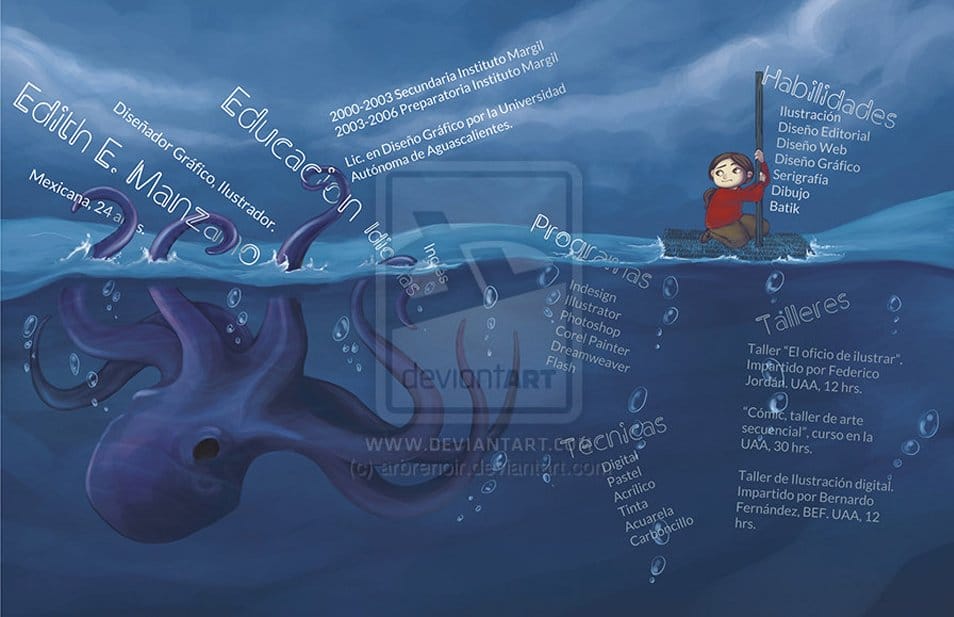 50 Creative CV/Resume Design Inspiration 2 Curriculum Vitae