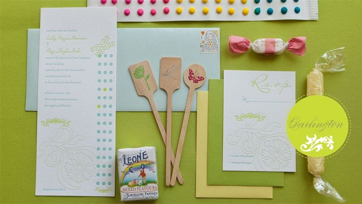 25 Examples of Stylish and Creative Designed Wedding Invitations 20 Darlington Wedding Invitation